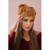 marka niezdefiniowana Cap with fleece Roksana K209 brown