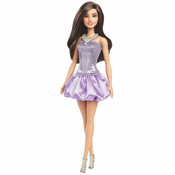 Barbie: Fashionista stilska lutka v vijolični obleki - Mattel