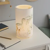 Elobra Jurassic LED stolna lampa, bijela/višebojna, visina 25 cm - rasadnik - bijeli, obojeni - Plastika