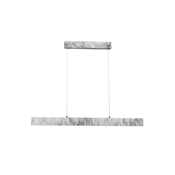LED luster na sajli PIERCE LED/18W/230V beo/siv