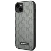 Karl Lagerfeld OVITEK KARL LAGERFELD HARDCASE ZA IPHONE 14 PLUS 15 PLUS SAFFIANO KOVINSKI LOGO
