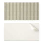 shumee Komplet samolepilnih PVC ploščic, vzorec vodoravnih črt, 10x40x20 cm