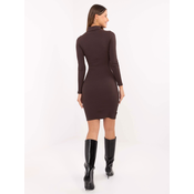 Dress-RV-SK-R5133.07P-dark brown