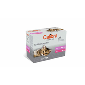 Calibra Kitten Multipack, mokra hrana za mačke, 12 x 100 g