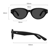 Loho Unisex naocare za sunce, Crne