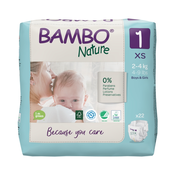 BAMBO Pelene Nature Eco-friendly 1, 2-4kg, 22 komada