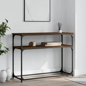 Konzolni stol boja hrasta 100 x 35,5 x 75 cm konstruirano drvo