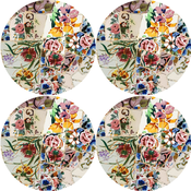 Bertoni Home Unisexs 4 Round Table Pads Set Alicante