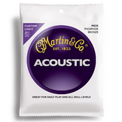 Martin M535 Phosphor Bronze Acoustic Guitar Strune Custom lite 011-052