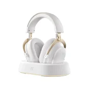 Bežicne gaming slušalice MCHOSE V9 Turbo 60mm/Tri-mode/2000mAh/White Gold + Charging Dock RGB