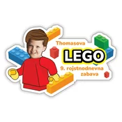 Personal Personalizirana podloga za krožnik - Lego