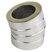 PRODMAX 450/550 Koleno 15° /1,0 mm iz nerjavečega jekla