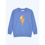 MelaDi Pulover Kinder Sweater aus Biobaumwolle - Eiscreme voda