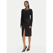 Rinascimento Bluza CFM0012303003 Črna Cropp Fit
