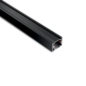 Ivela vodilo SQUARE 48 V, črno, dolžina 100 cm kovinsko - Aluminij