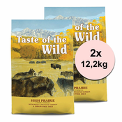 TASTE OF THE WILD High Prairie Canine 2x12,2 kg
