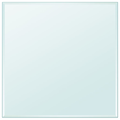 vidaXL Površina za Mizo Kaljeno Steklo Kvadratne Oblike 700x700 mm