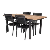 Komplet mize in stolov Dallas 4787