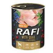 DNT Dolina Noteci Rafi Dog wet food with quail, blueberries and cranberries - 800g