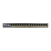ZYXEL Stikalo (switch) GS1100-16EPS, 16-port, PoE+