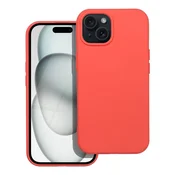OEM Silikonski etui za iPhone 15 v barvi breskve