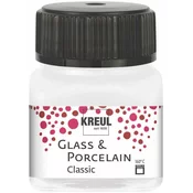 Kreul Classic Steklena barva 20 ml Metallic Mother of Pearl White