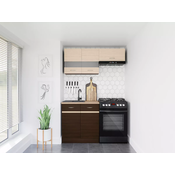 Modularni kuhinjski komplet Eli Dark 116