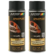 Folija sprej polmat/mat 2x 400ml SPRAYPLAST Motip - Carbon polmat
