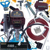 Rosfix Vortex E Airless Brizgalna Naprava 3000W – 20MPa, 0.021, 3.5L/min, Powerxcellence | Elektronska Regulacija, Brezkrtačni Motor, (5000212347)
