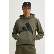 Adidas Muški duks M Bl Ft Hd, JE8892, Maslinasti