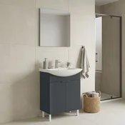 HANAH HOME Kupatilski ormarić sa umivaonikom i ogledalom (2 komada) Purus 65 469