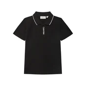 Calvin Klein Jeans Polo majica Embro Logo IB0IB02542 D Črna Regular Fit