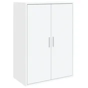 Vidaxl Komoda bela 60x31x84 cm inženirski les