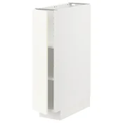 METOD Podni element s policama, bela/Vallstena bela, 20x60 cm