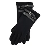 Ženske rokavice LAUREN RALPH LAUREN 454P23589001 Črna