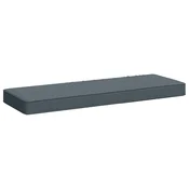 Vidaxl Blazina za klop - 1 kos VUGHT 100% poliester Modra