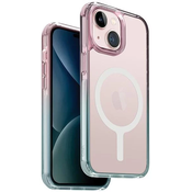 UNIQ case Combat Duo iPhone 15 6.1 Magclick Charging pastel sky blue-powder pink (UNIQ-IP6.1(2023)-CDSBLPPK)