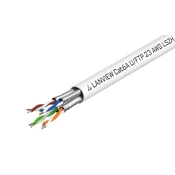 shumee Omrežni kabel Lanview Cat6a U-FTP 4x2xAWG23 LSZH bele barve 500 m, LVN122430