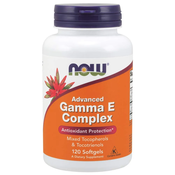 Now® Foods NOW Advanced Gamma E Complex (kompleks vitamina E), 120 kapsul