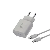 TRANYOO Kucni punjac T-SA2C 25WPD+KABL Type C na Type C 60W BELI