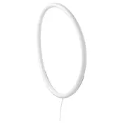 VARMBLIXT LED zidna lampa, bela metal/krug