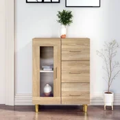 Vidaxl vidaXL Omarica, hrast sonoma, 69,5 x 34 x 90 cm, material na osnovi lesa