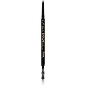 L.A. Girl Cosmetics Shady Slim samodejni svinčnik za obrvi s krtačko odtenek Medium Brown 0.08 g