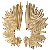 Casa Padrino luxury wall decoration set gold 55 x 7.5 x H. 75 cm - Living room decoration - Hotel decoration - Decorative accessories - Luxury furniture - Luxury collection