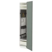 METOD / MAXIMERA Visoki element-ostava, bela/Nickebo mat sivozelena, 40x60x200 cm