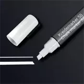 Marker s tekućom kredom, zaobljena vrhica, 1-5 mm SIGEL, bijeli BA181
