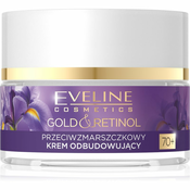 Eveline Cosmetics Gold & Retinol regenerirajuca krema protiv bora 70+ 50 ml