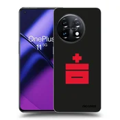 Silikonski črni ovitek za OnePlus 11 5G - Le Plastenciaga