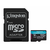 KINGSTON 512GB microSDXC Canvas Go Plus, SDCG3/512GB