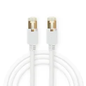 Nedis Omrežni kabel CAT6 | RJ45 moški | RJ45 moški | F/UTP | 5,00 m | Okrogla | LSZH / PVC | Bela | Škatla z okencem